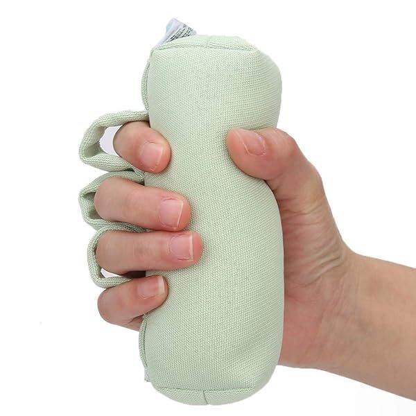 Dioche Finger Contracture Cushion Cone with Finger Separator Comfortable Hand Aid for Contracture and Skin Breakdown Green
