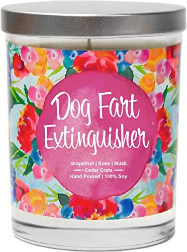 Dog Fart Extinguisher Funny Scented Candles Unique Gifts for Dog Lovers Dog Moms and Grandmas Perfect for Gag Gifts and Special Occasions