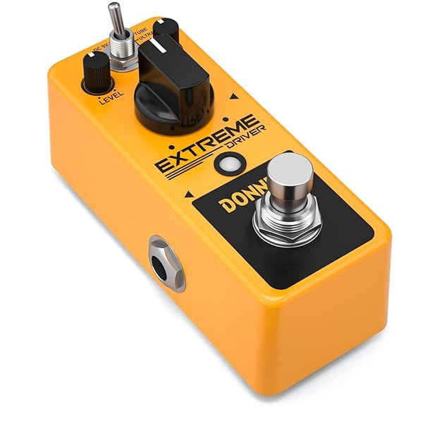 Donner Distortion Guitar Pedal: Extreme Driver Analog Turbo with 3 Modes & True Bypass