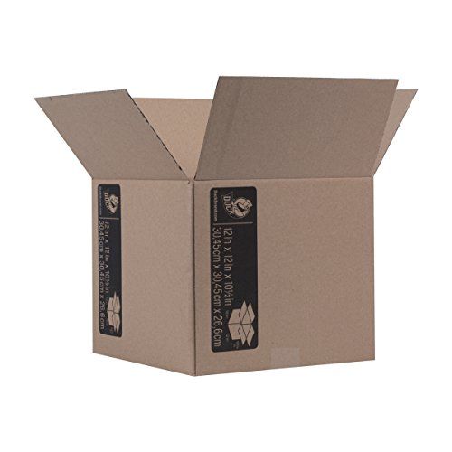 Buy Duck Brand Kraft Corrugated Shipping Boxes 12x12x10.5 - 6-Pack for Secure Shipping