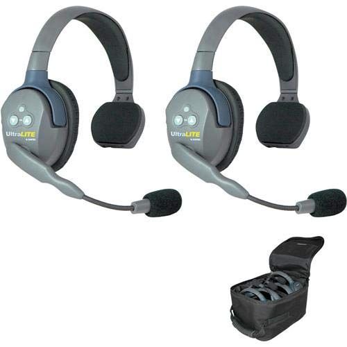 EARTEC UL2S Ultralite 2-Person Communication System: Master & Remote Headsets Included