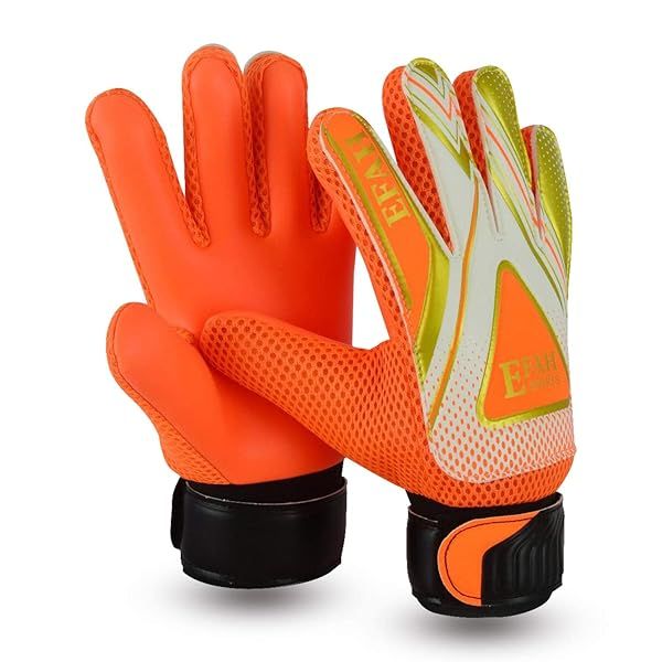 Top EFAH SPORTS Soccer Goalie Gloves for Kids - Strong Grip Football Gloves for Boys