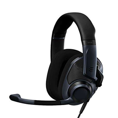 EPOS H6Pro - Open Acoustic Gaming Headset with Mic - Lightweight Headband - Comfortable &amp; Durable Design - Xbox Headset - PS4 Headset - PS5 Headset - PC/Windows Headset - Gaming Accessories (Black)