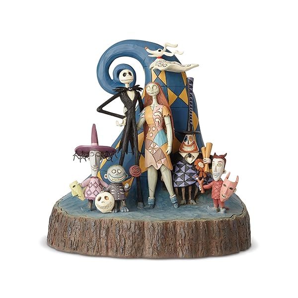 "Enesco Disney Traditions Jim Shore Nightmare Before Christmas 8" Figurine - Carved by Heart Collectible"