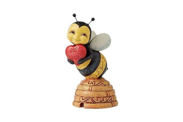 Enesco Jim Shore Honey Bee Miniature Figurine - 3.39 Inch Heartwood Creek Collectible