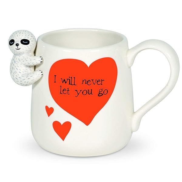 Enesco Our Name is Mud Sloth Mug - 16oz Sculpted Coffee Cup, Multicolor | Perfect Gift for Sloth Lovers