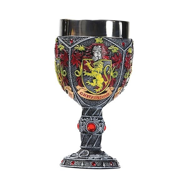 Enesco Harry Potter Gryffindor Goblet Figurine - 7.09 Inch Decorative Collectible