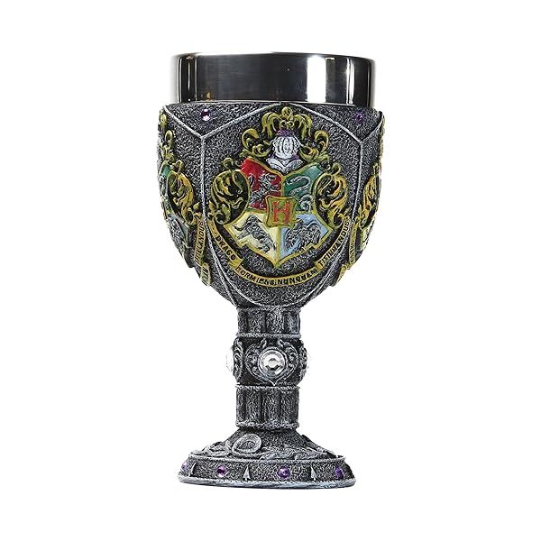 Enesco Wizarding World of Harry Potter Hogwarts Decorative Goblet Figurine, 1 Count (Pack of 1), Multicolor