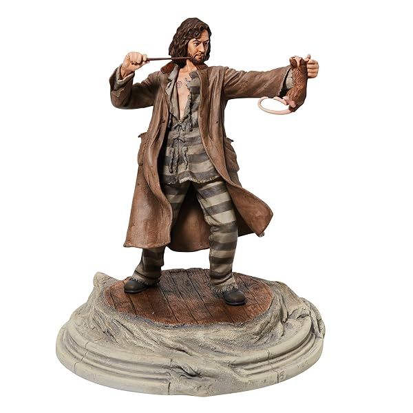 Enesco Harry Potter Sirius Black Figurine Holding Wormtail - 8.75 Inch Collectible