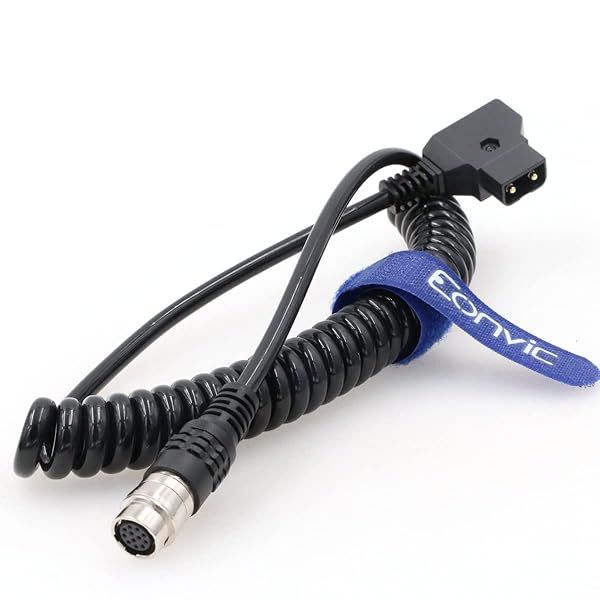 Buy Eonvic B4 D-Tap to Hirose 12Pin Power Cable for Fujinon, Nikon, Canon & Angenieux - Fast Shipping!