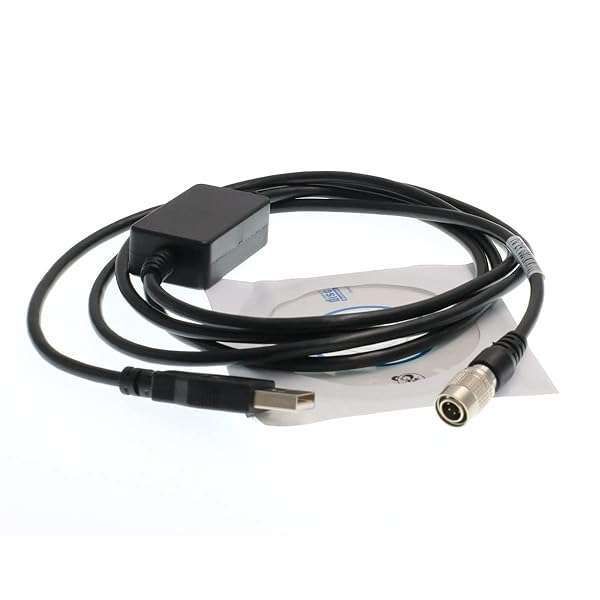Buy Eonvic HR 6pin Male USB Data Cable for TOP-CON/SOKKIA Total Stations - Compatible with Windows 10
