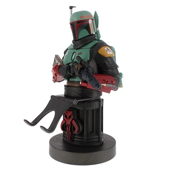 Exquisite Gaming Boba Fett Holder: Mobile & Gaming Controller Stand - Official Mandalorian Figure