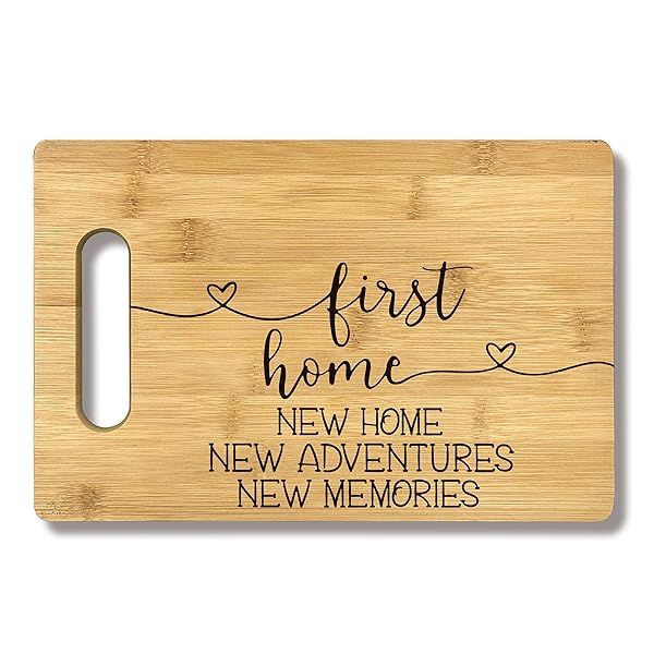 FONDCANYON Bamboo Cutting Board Housewarming Gifts for New Home Apartment Kitchen Decor Christmas Gift