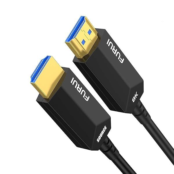 FURUI 8K Fiber HDMI Cable 100ft - 8K@60Hz, 4K@120Hz, eARC for RTX 3080/3090, Xbox Series X, PS5, LG, Samsung, Sony TVs