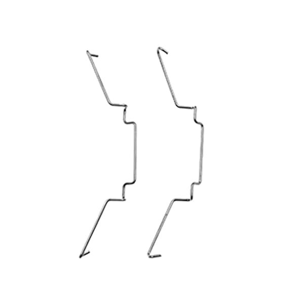 DGZZI 2PCS CPU Radiator Fan Hook - Elastic Steel Bracket for 8cm Fans | Secure & Durable