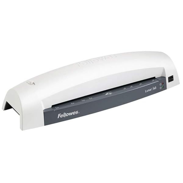 Fellowes Lunar A3 Laminator - Efficient, Stylish & Compact in Light Grey