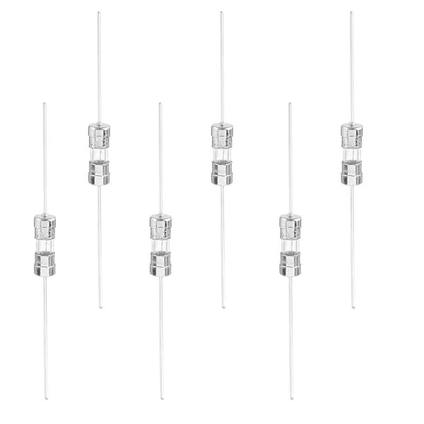Fielect 20Pcs 250V 3A Slow Blow Axial Lead Glass Fuses 3.6x10mm for Reliable Circuit Protection