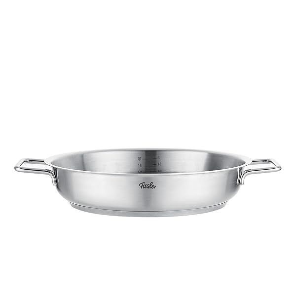 Fissler Pure Collection 11 Inch Stainless Steel Frypan Serving Pan Made in Germany Induction Compatible