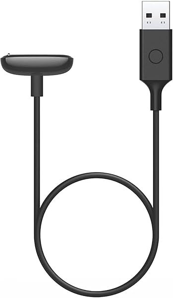 Buy Fitbit Luxe & Charge 5 with Official Black Charging Cable - Perfect for Your Smartphone!