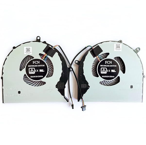 Fleshy Leaf CPU+GPU Cooling Fan Replacement for Asus ROG Strix FX503, GL703, FX63VM - High Performance & Compatibility