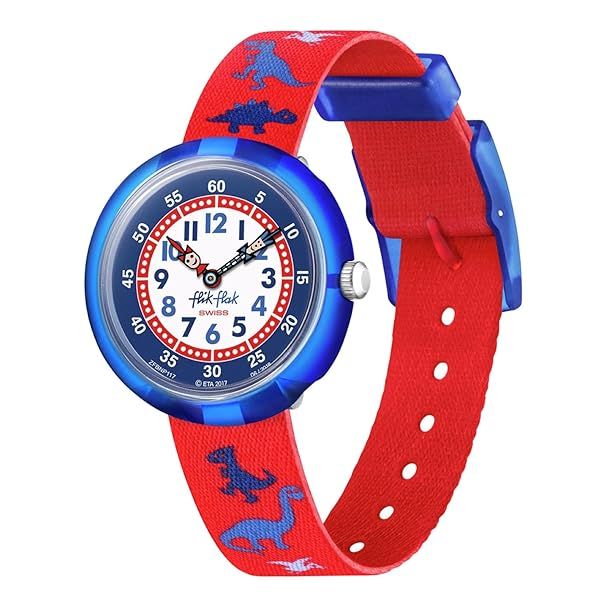 Flik Flak DINOSAURITOS Unisex Kids Watch ZFBNP117 - Fun & Durable Timepiece for Children