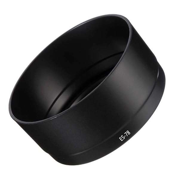FocusFoto Bayonet Mount Lens Hood for Canon ES-78 - Perfect Fit for EF 50mm f/1.2L USM Lens