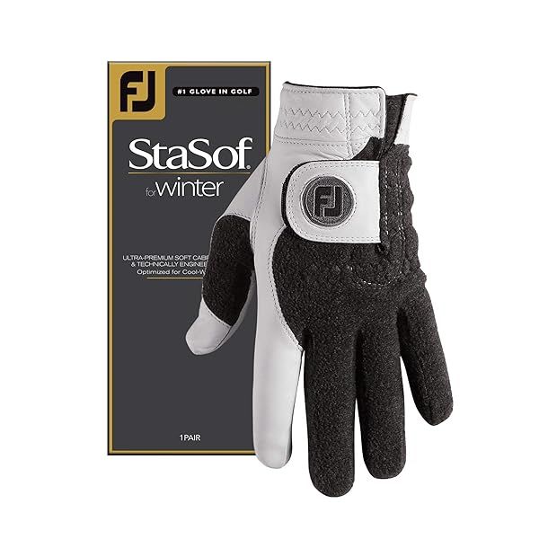 Buy FootJoy StaSof Winter Gloves - Pearl Cadet Large Pair for Ultimate Comfort & Warmth