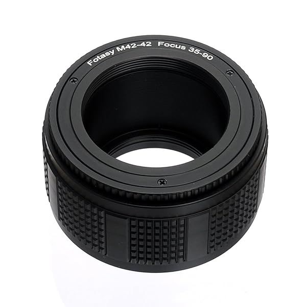 Fotasy 35-90mm M42 Helicoid Adapter for Macro Photography 42mm Focusing Extension Tube Fits M42 Screw Mount Lens with 55mm Max Movement