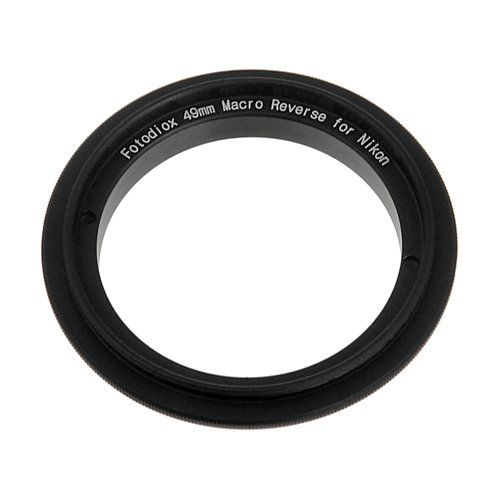 Fotodiox 10-Reverse Nikon 49MM Macro Lens Adapter - Enhance Your Photography