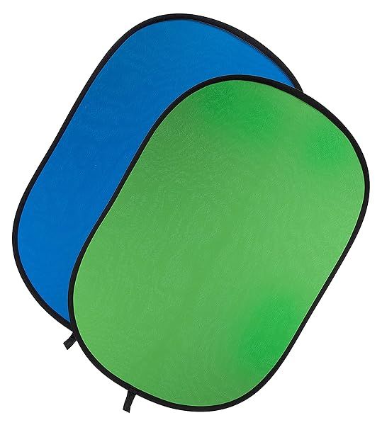 Fotodiox Chromakey Green Blue Jacket Cover for 40x60 5-in-1 Oval Reflector Pro Collapsible Disc Kit