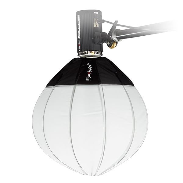 Fotodiox 20in Lantern Softbox Collapsible Globe with Elinchrom Speedring for Elinchrom and Compatible Flash Units