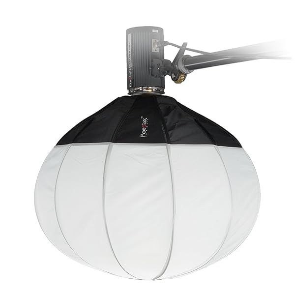 Fotodiox 26in Lantern Softbox Collapsible Globe with Speedring for Photogenic and Compatible Lighting Solutions