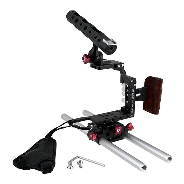 Fotodiox Pro Cinema Black Sharkcage for Samsung NX1 Cameras Protective Video Cage Skeleton Housing