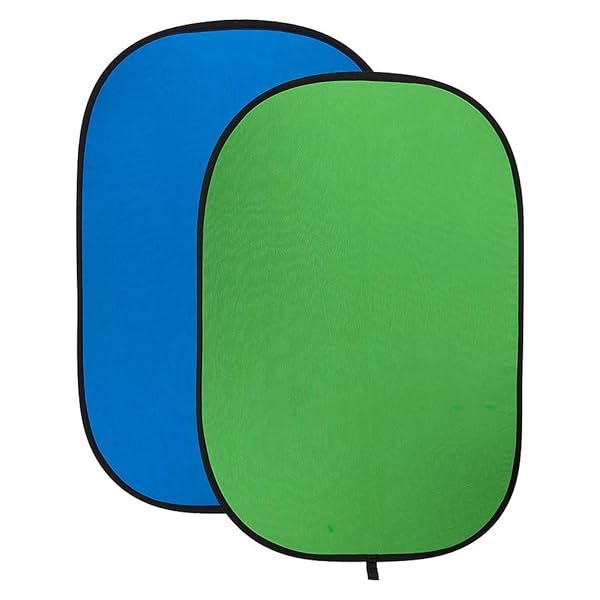 Fotodiox Pro 48x72in 2-in-1 Chromakey Green/Blue Collapsible Background Panel for Photography