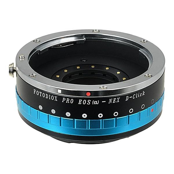 Fotodiox Pro IRIS Lens Mount Adapter: Canon EF to Sony E-Mount for Full Frame Lenses