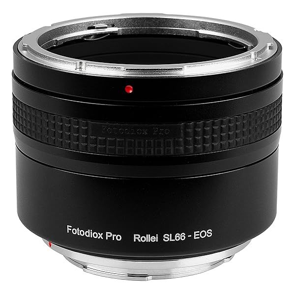 Fotodiox Pro Lens Mount Adapter for Rolleiflex SL66 to Canon EOS EF/EF-S DSLR - Built-in Focusing Helicoid