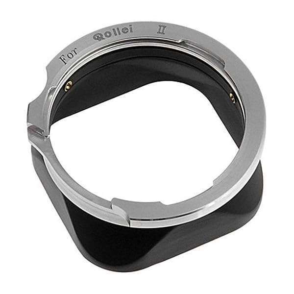 Fotodiox Pro Metal Lens Hood for Rollei Bay II f3.5 TLR Camera - Fits Twin Lens & Carl Zeiss JENA Tessar 3.5