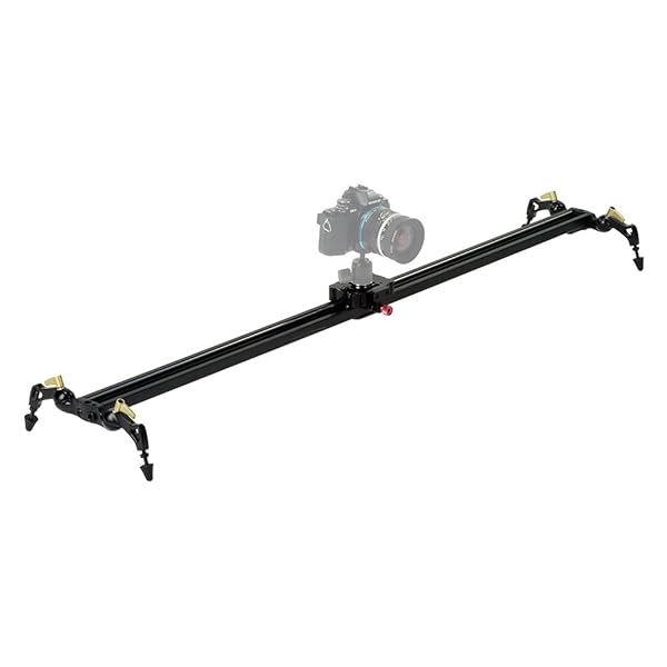 "Fotodiox Pro SlideCam 1000: Best 39" Video Slider Stabilizer for DSLR with Adjustable Legs & Carrying Case"