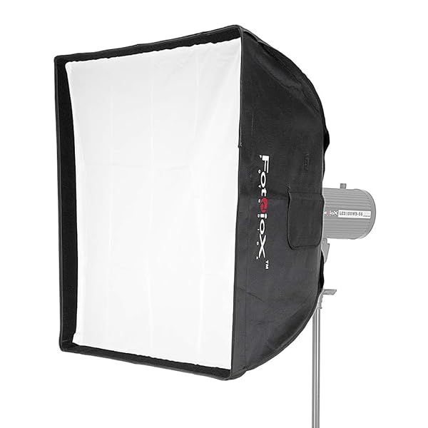 Fotodiox Pro 24x24 Softbox with Speedring for Comet Flash Heads - Perfect for Strobe Lighting
