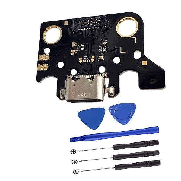 Funayama Galaxy Tab A7 USB Port Replacement - Type C Charging for SM-T500, T505, T507 with Tools Included