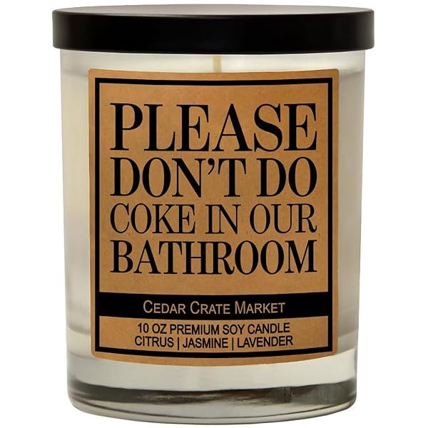 Funny Housewarming Gifts for New Home Couples 2025 Scented Candles Unique Decor 100 Soy Wax Made in USA