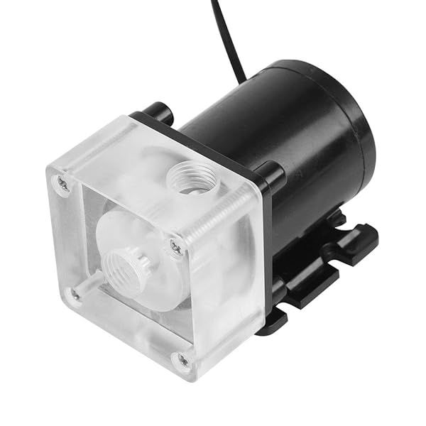 Ultraquiet 12V DC G1/4 Water Pump for PC Cooling - 500L/H Noiseless CPU Pump