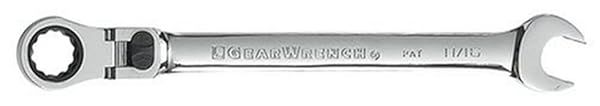 "Buy GEARWRENCH 11/16" 12 Point Flex Head Ratcheting Wrench - Model 9711 for Ultimate Torque & Flexibility"