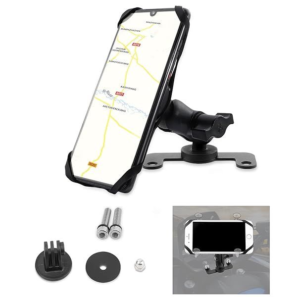 GUAIMI Motorcycle Phone Mount Cellphone Holder with Camera Rack for NC750X NC700X CB300F CB500F CB650F CB600F Hornet CB900F