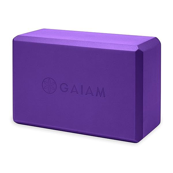 Gaiam Yoga Block: Non-Slip, Latex-Free Foam for Stability & Deep Stretches in Yoga, Pilates & Meditation