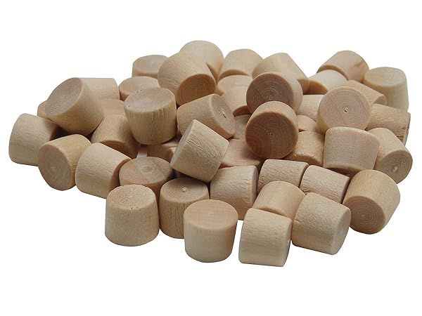 General Tools 5/16-Inch Flat Head Plugs #315516 - FSC Certified Hardwood, 50-Pack for Eco-Friendly Projects