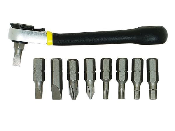 General Tools 80075 Nine-Piece Ratchet Offset Screwdriver Set: Versatile & Durable Hand Tool for Every DIY Project