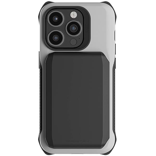 Ghostek EXEC iPhone 14 Wallet Case with MagSafe Magnetic Card Holder for 2022 Apple iPhone 14 Gray Protective Cover