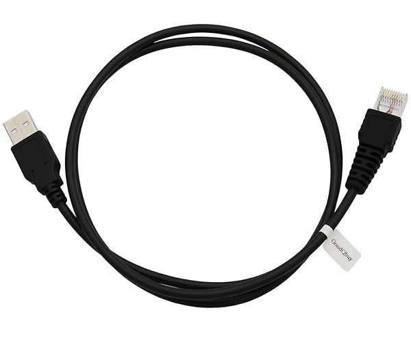 GoodQbuy PMKN4147A USB Programming Cable for Motorola CM200D CM300D XPR2500 DEM400 DM1400 DM1600 DM2400 DM2600 XiR M3188 M3688 M6660 RJ45 8-Pin