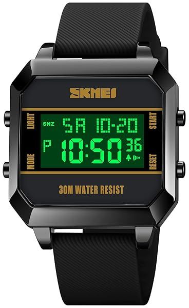 Gosasa Men Sports Military Digital Watches Waterproof LED Airplane Design